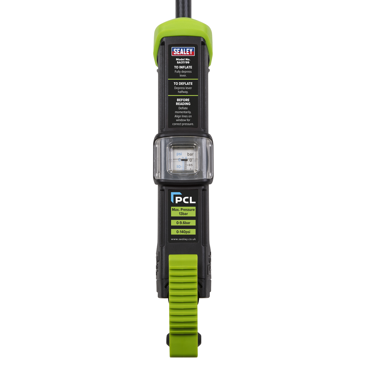 PCL SA37/99 PCL Airlite Eco Tyre Inflator with Twin Push-On Connector