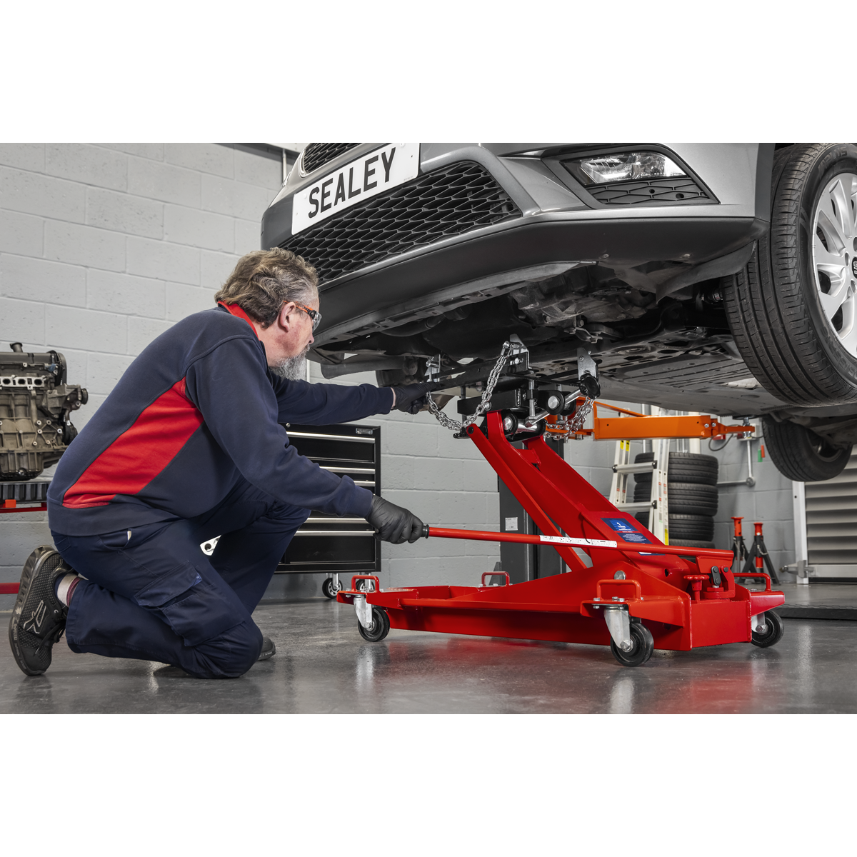 Premier 1000E Premier Floor Transmission Jack 1 Tonne