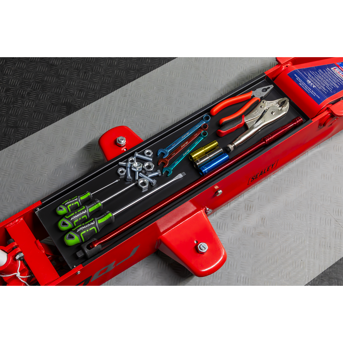 Premier 10QJ Premier Long Reach Trolley Jack 10 Tonne