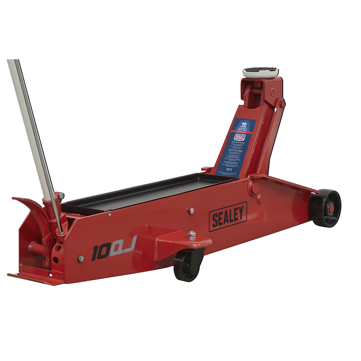 Premier 10QJ Premier Long Reach Trolley Jack 10 Tonne