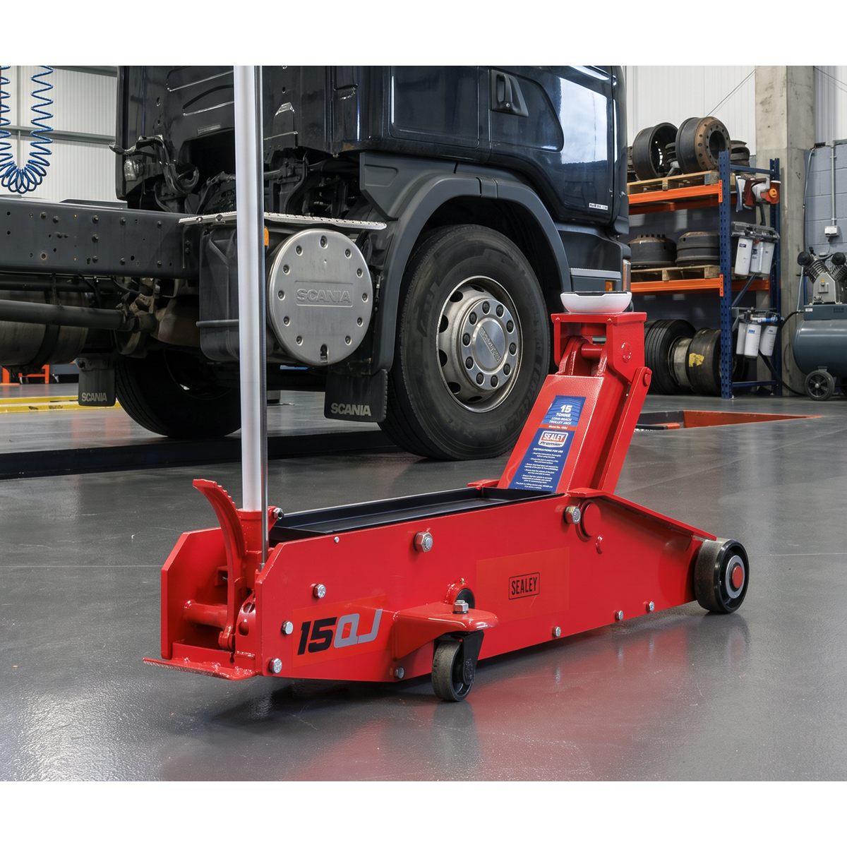 Premier 15QJ Premier Long Reach Trolley Jack 15 Tonne