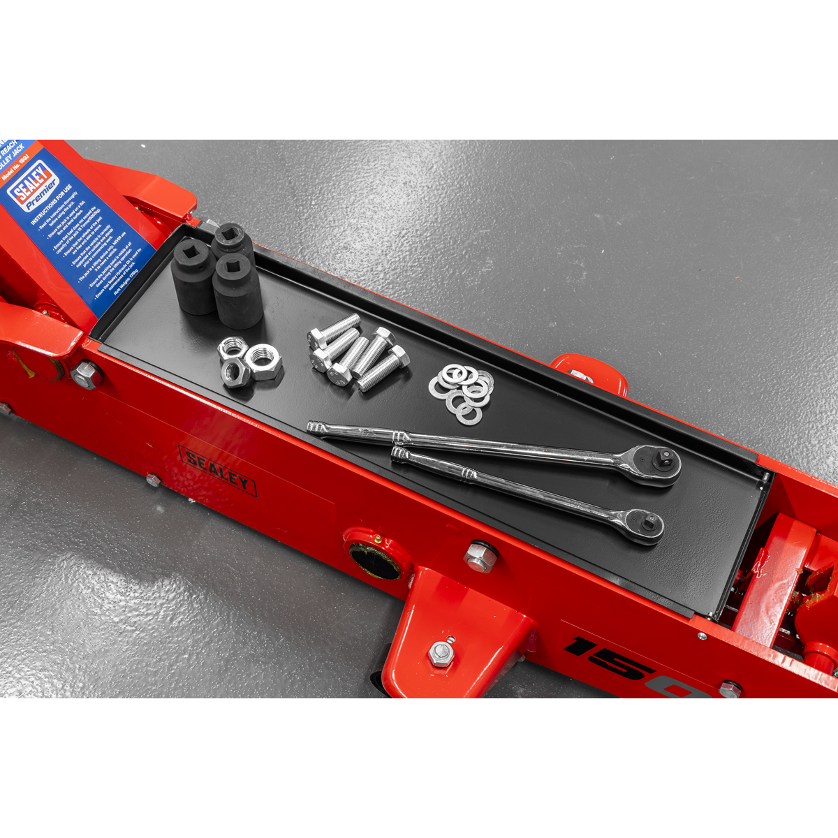 Premier 15QJ Premier Long Reach Trolley Jack 15 Tonne