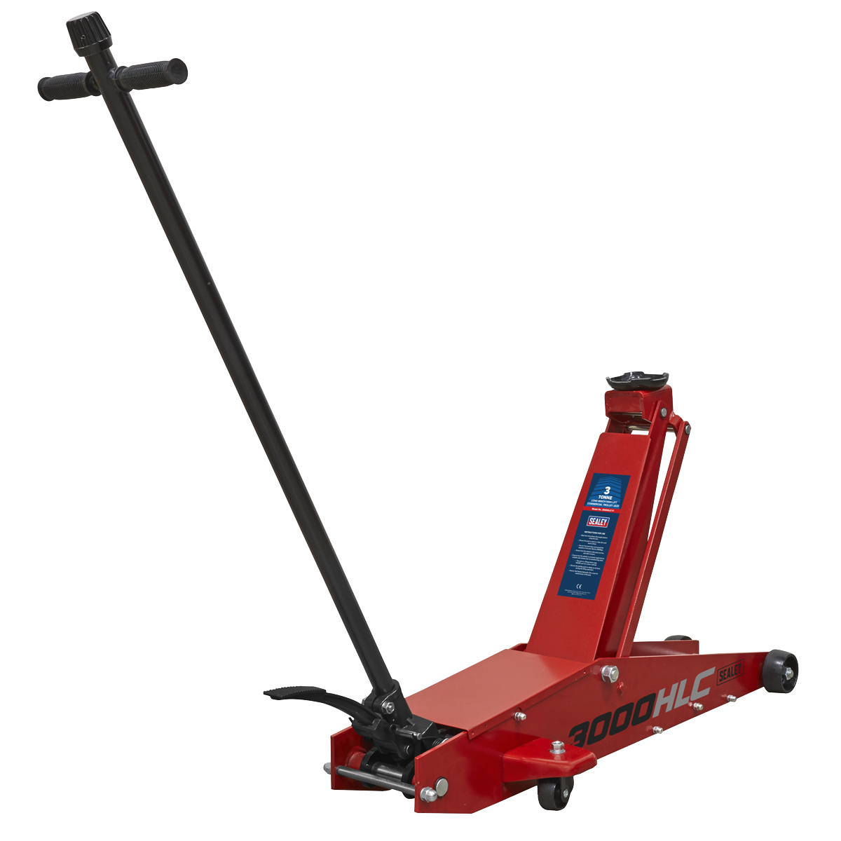 Premier 3000HLC Premier Long Reach High Lift Trolley Jack 3 Tonne
