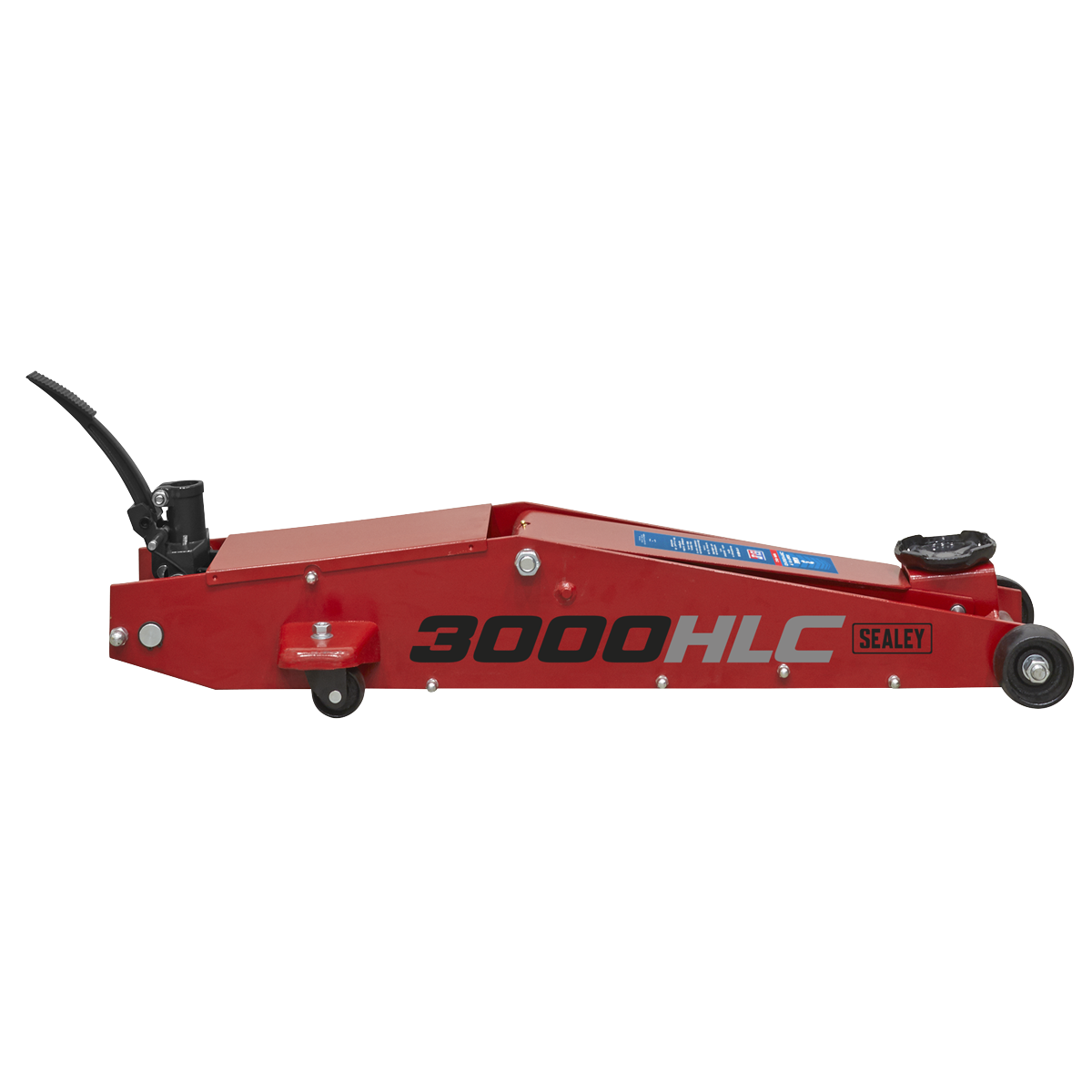 Premier 3000HLC Premier Long Reach High Lift Trolley Jack 3 Tonne