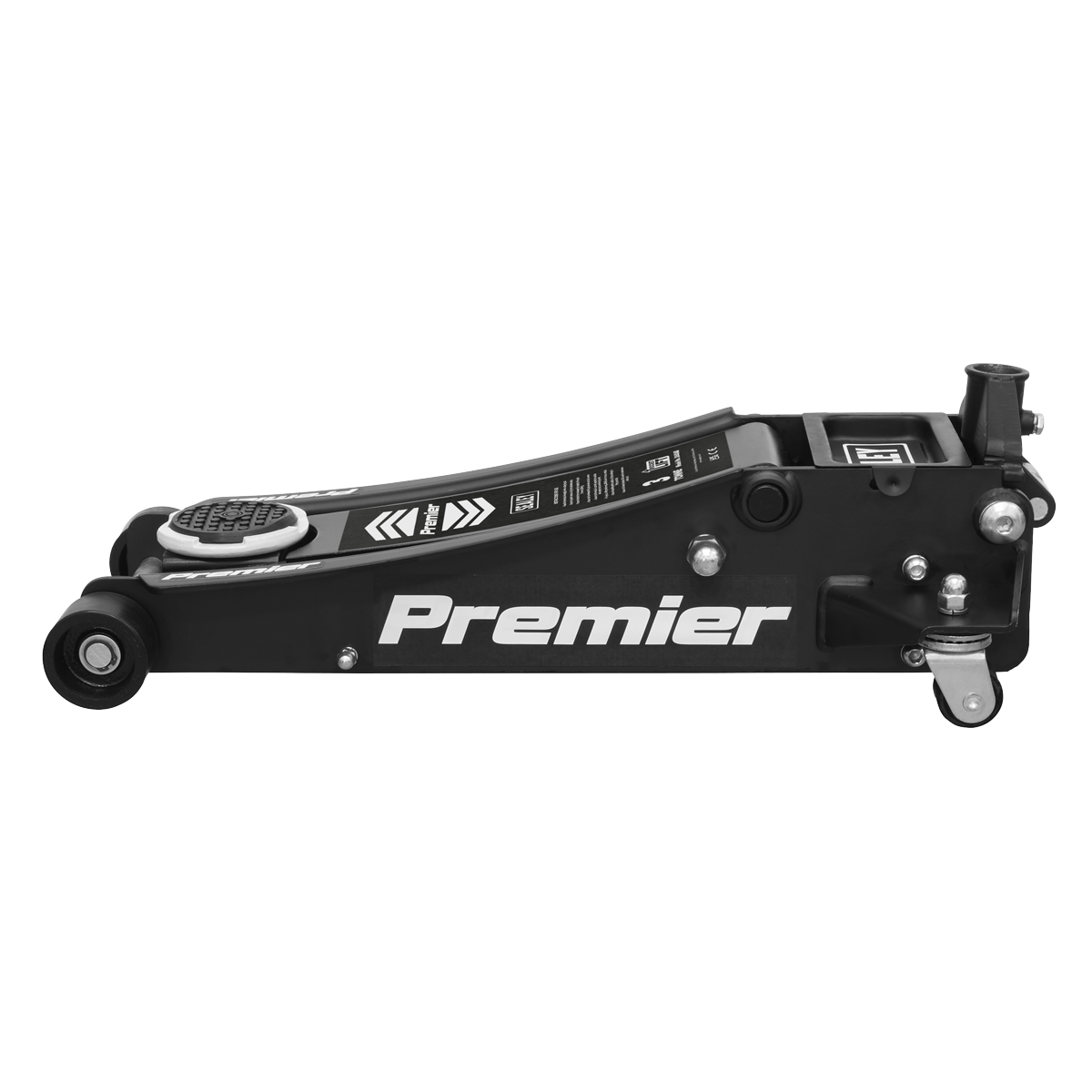 Premier 3040ABCOMBO Premier Trolley Jack 3 Tonne & Axle Stands (Pair) 3 Tonne per Stand Combo