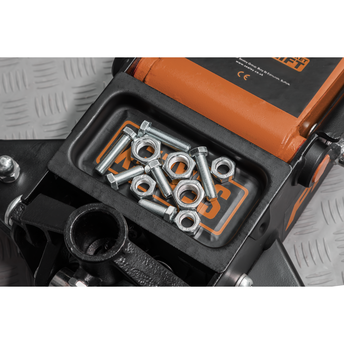 Premier 3040AO Premier Low Profile Trolley Jack with Rocket Lift 3 Tonne - Orange
