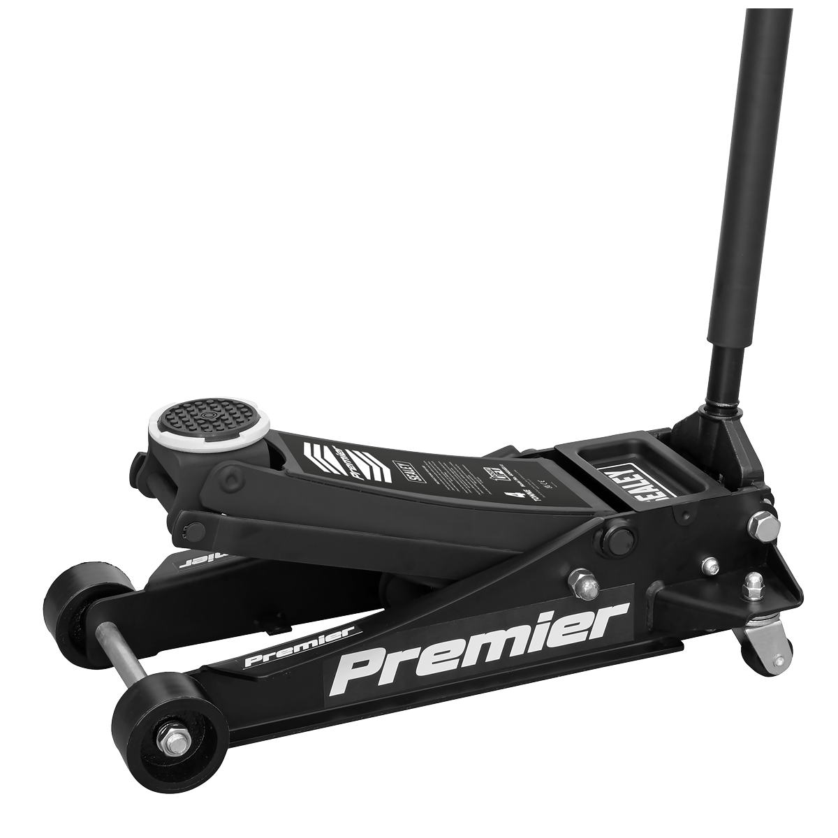 Premier 4040AB Premier Low Profile Trolley Jack with Rocket Lift 4 Tonne - Black