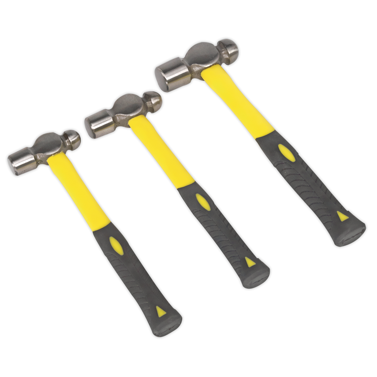 Premier AK2031 Premier Ball Pein Hammer Set with Fibreglass Shafts 3pc