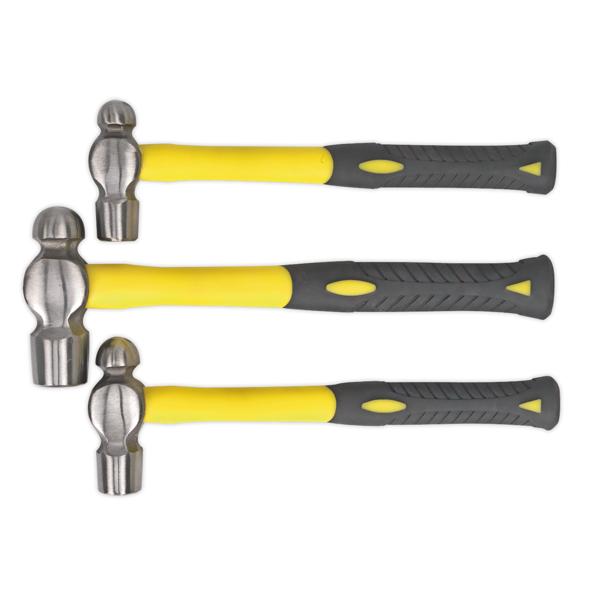 Premier AK2031 Premier Ball Pein Hammer Set with Fibreglass Shafts 3pc
