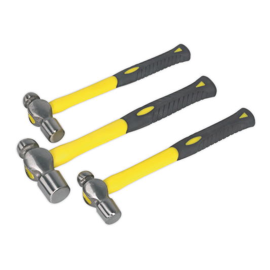 Premier AK2031 Premier Ball Pein Hammer Set with Fibreglass Shafts 3pc