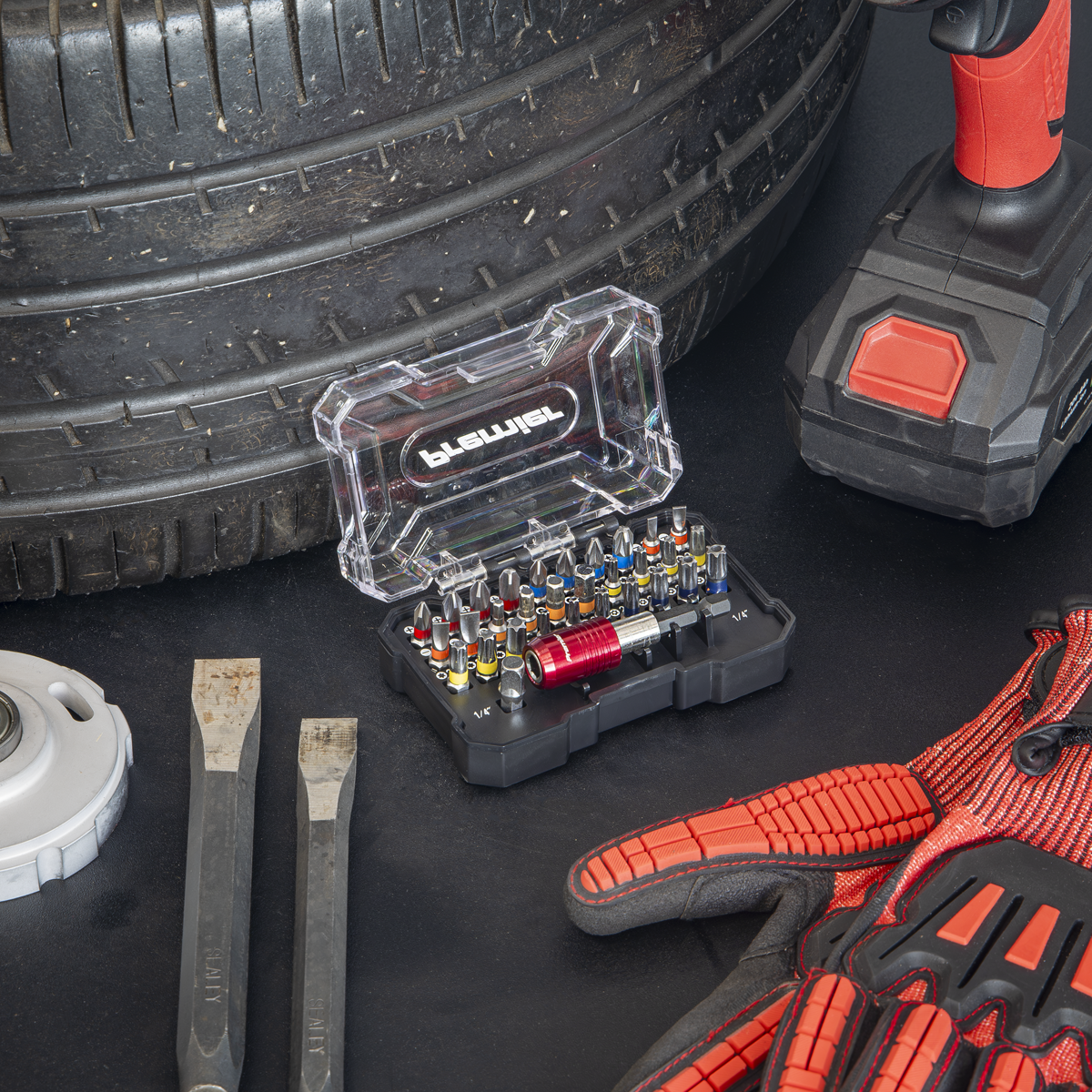 Premier AK2110 Premier Colour-Coded Power Tool Bit Set 32pc