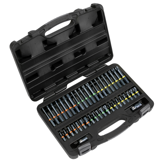 Premier AK21901 Premier Impact TRX-Star*/Hex/Spline Bit Set 3/8" & 1/2"Sq Drive 42pc