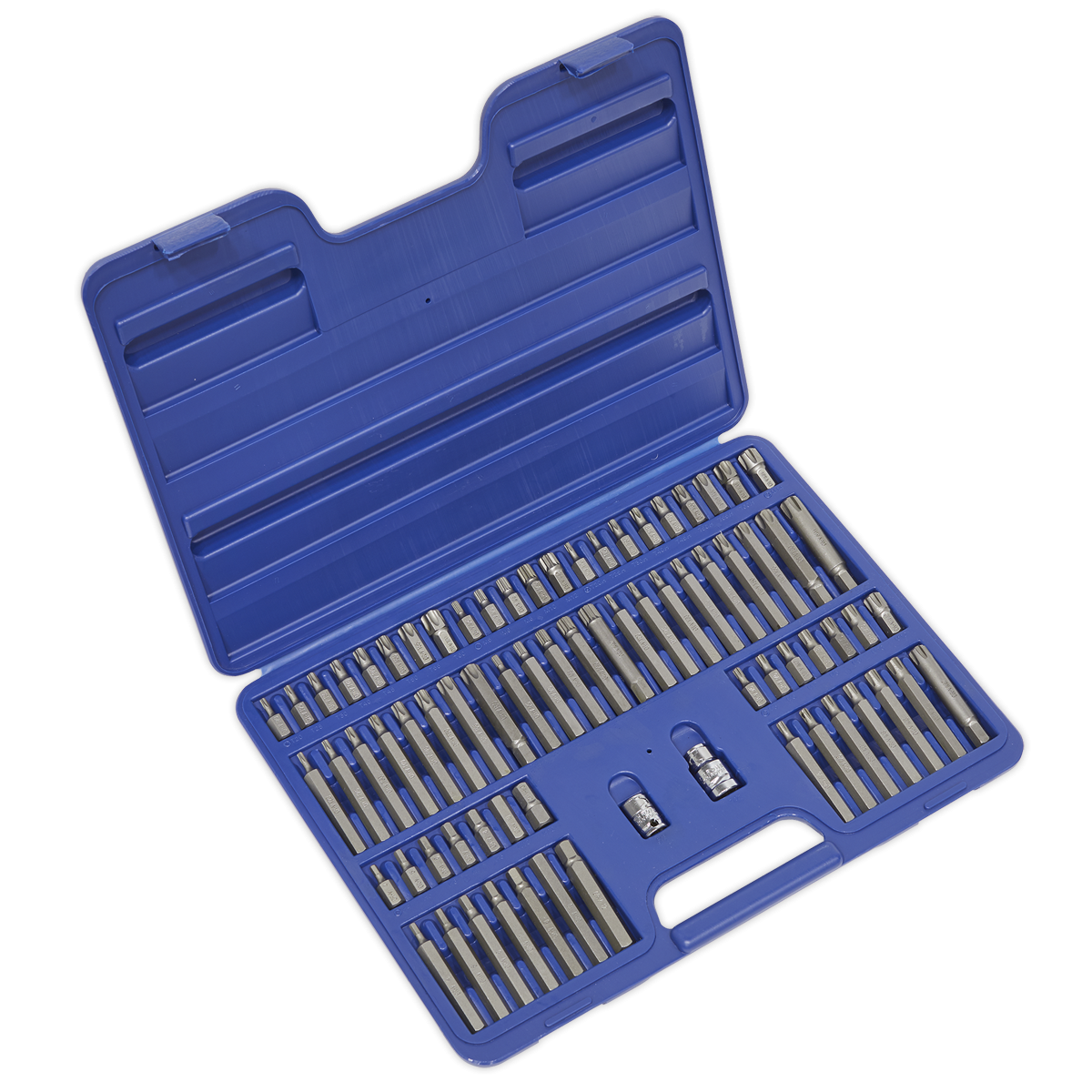Premier AK21974 Premier TRX-Star*/Security TRX-Star*/Hex/Ribe/Spline Bit Set 3/8" & 1/2"Sq Drive 74pc
