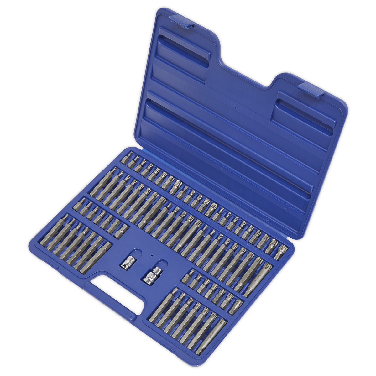 Premier AK21974 Premier TRX-Star*/Security TRX-Star*/Hex/Ribe/Spline Bit Set 3/8" & 1/2"Sq Drive 74pc