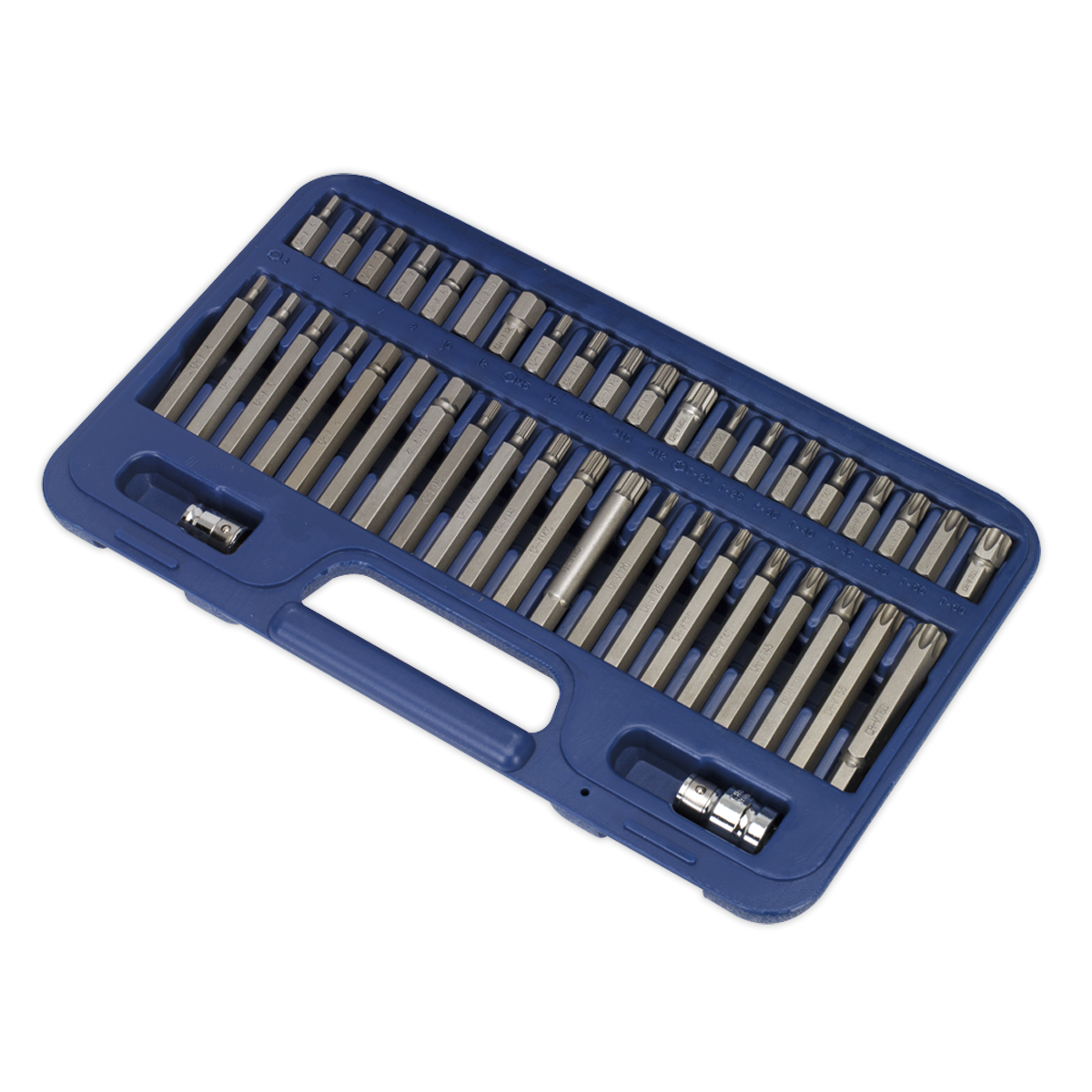 Premier AK219 Premier TRX-Star*/Hex/Spline Bit Set 3/8" & 1/2"Sq Drive 42pc