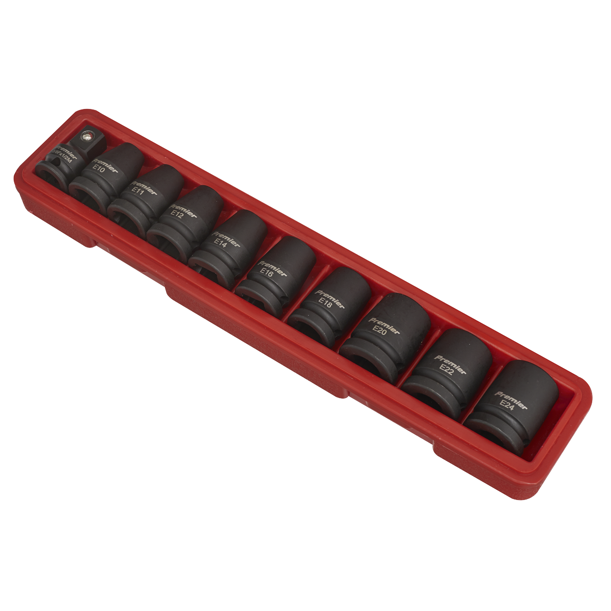 Premier AK2301 Premier TRX-Star* Female Impact Socket Set 1/2"Sq Drive 10pc