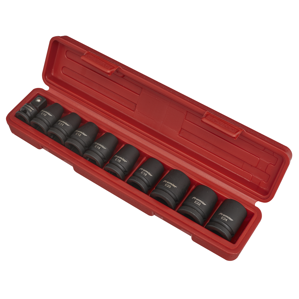 Premier AK2301 Premier TRX-Star* Female Impact Socket Set 1/2"Sq Drive 10pc