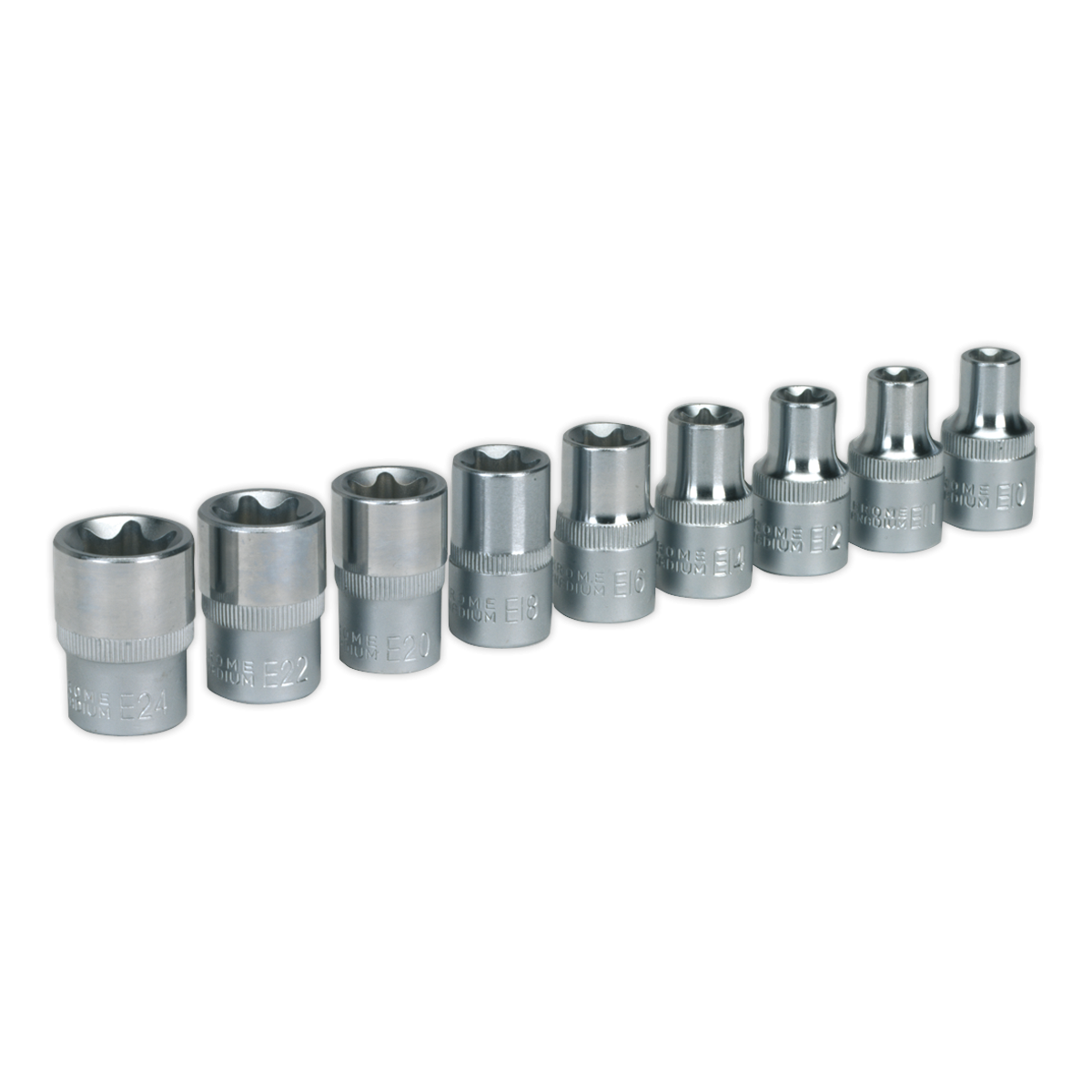 Premier AK230 Premier TRX-Star* Female Socket Set 1/2"Sq Drive 9pc