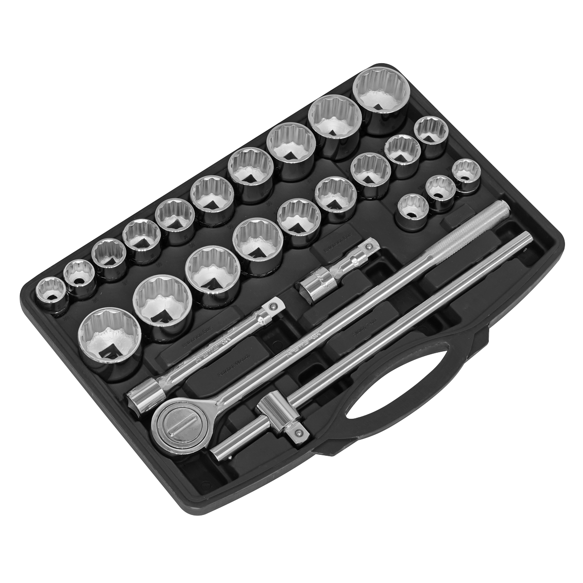 Premier AK2582 Premier Metric/Imperial Socket Set 3/4"Sq Drive 12-Point 26pc