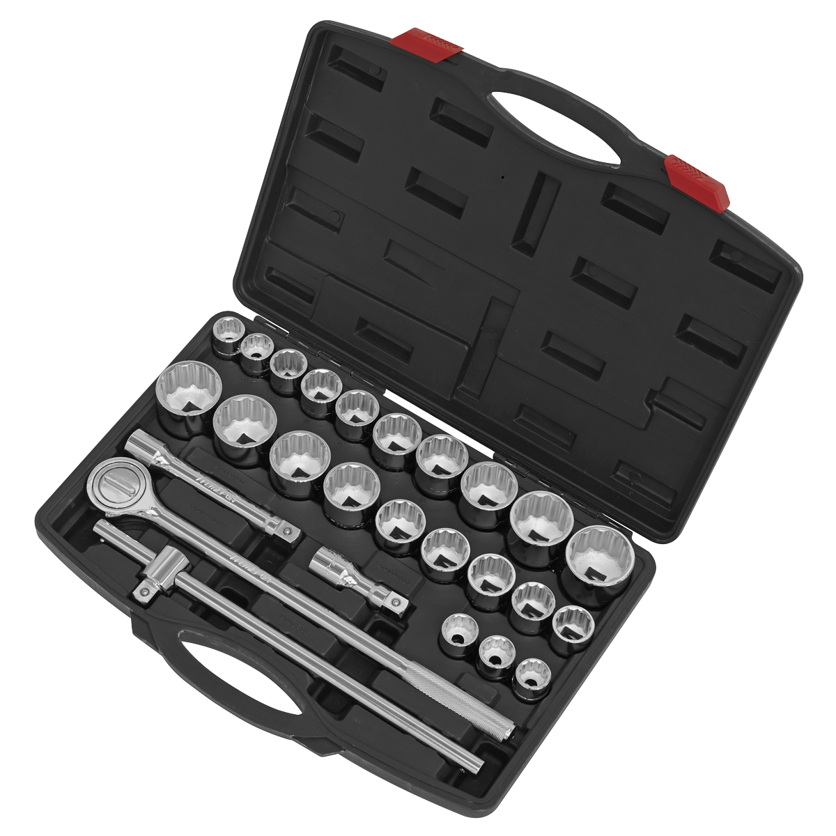 Premier AK2582 Premier Metric/Imperial Socket Set 3/4"Sq Drive 12-Point 26pc