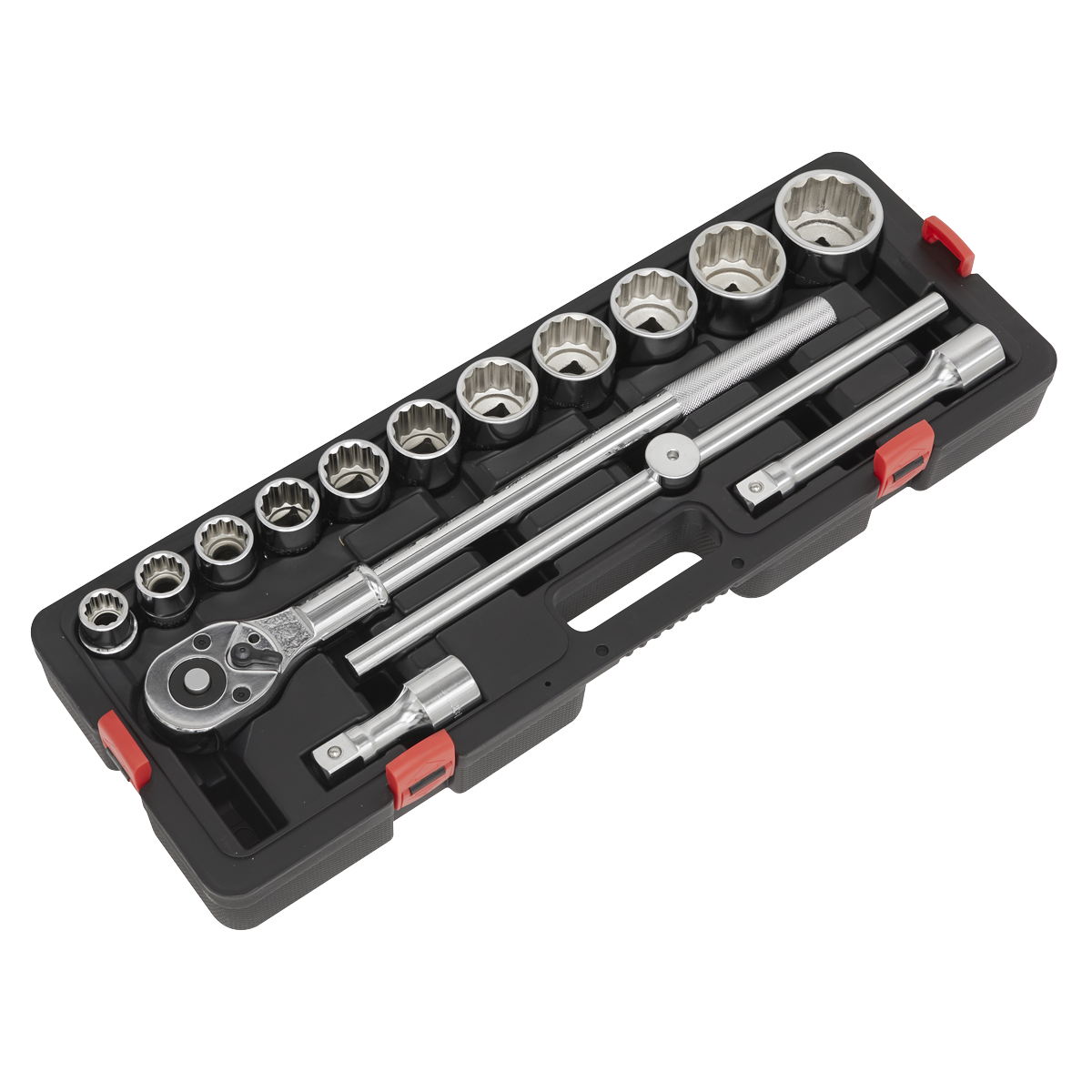 Premier AK2583 Premier Socket Set 3/4"Sq Drive 12-Point 15pc