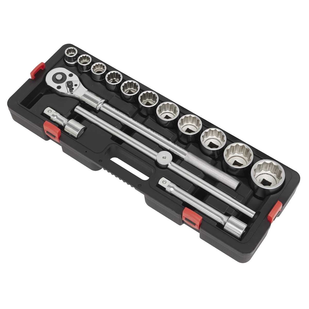 Premier AK2583 Premier Socket Set 3/4"Sq Drive 12-Point 15pc