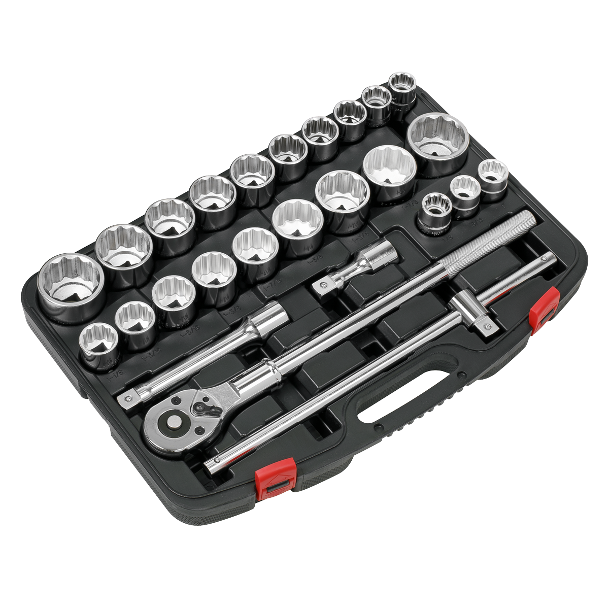 Premier AK2584 Premier Metric/Imperial Socket Set 3/4"Sq Drive 12-Point 26pc