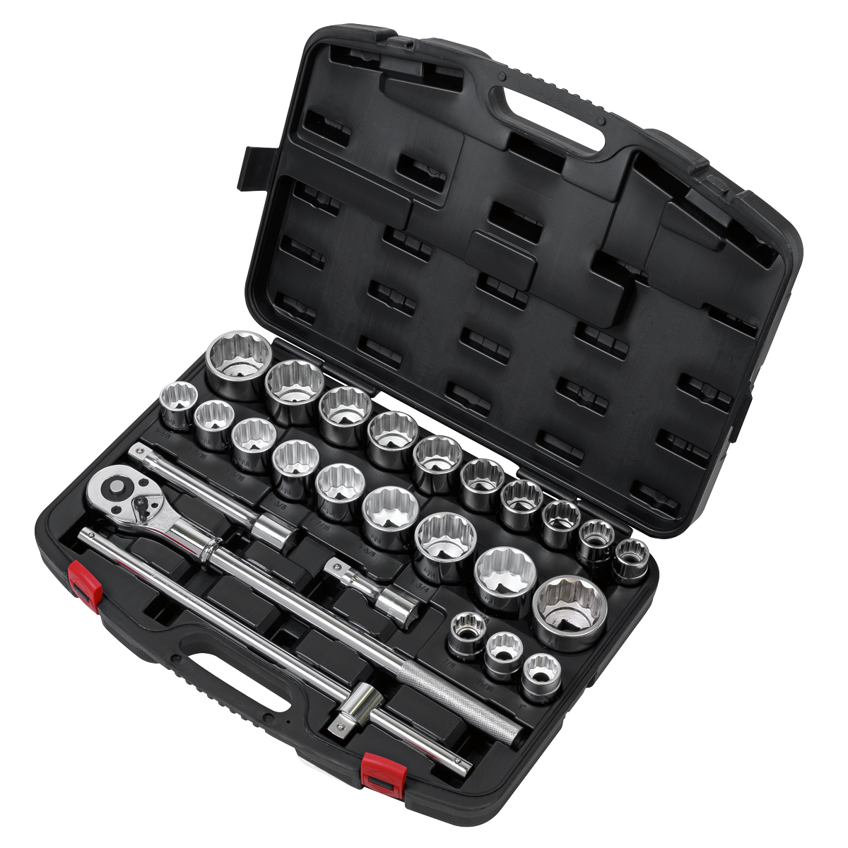 Premier AK2584 Premier Metric/Imperial Socket Set 3/4"Sq Drive 12-Point 26pc