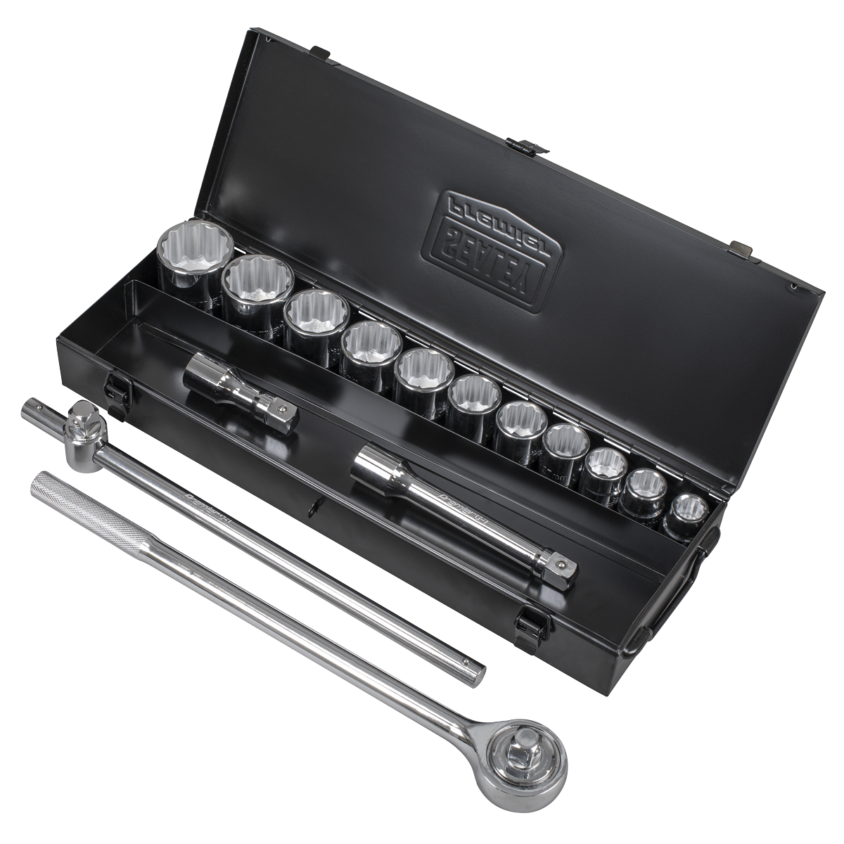 Premier AK2585 Premier Socket Set 3/4"Sq Drive 12-Point 15pc