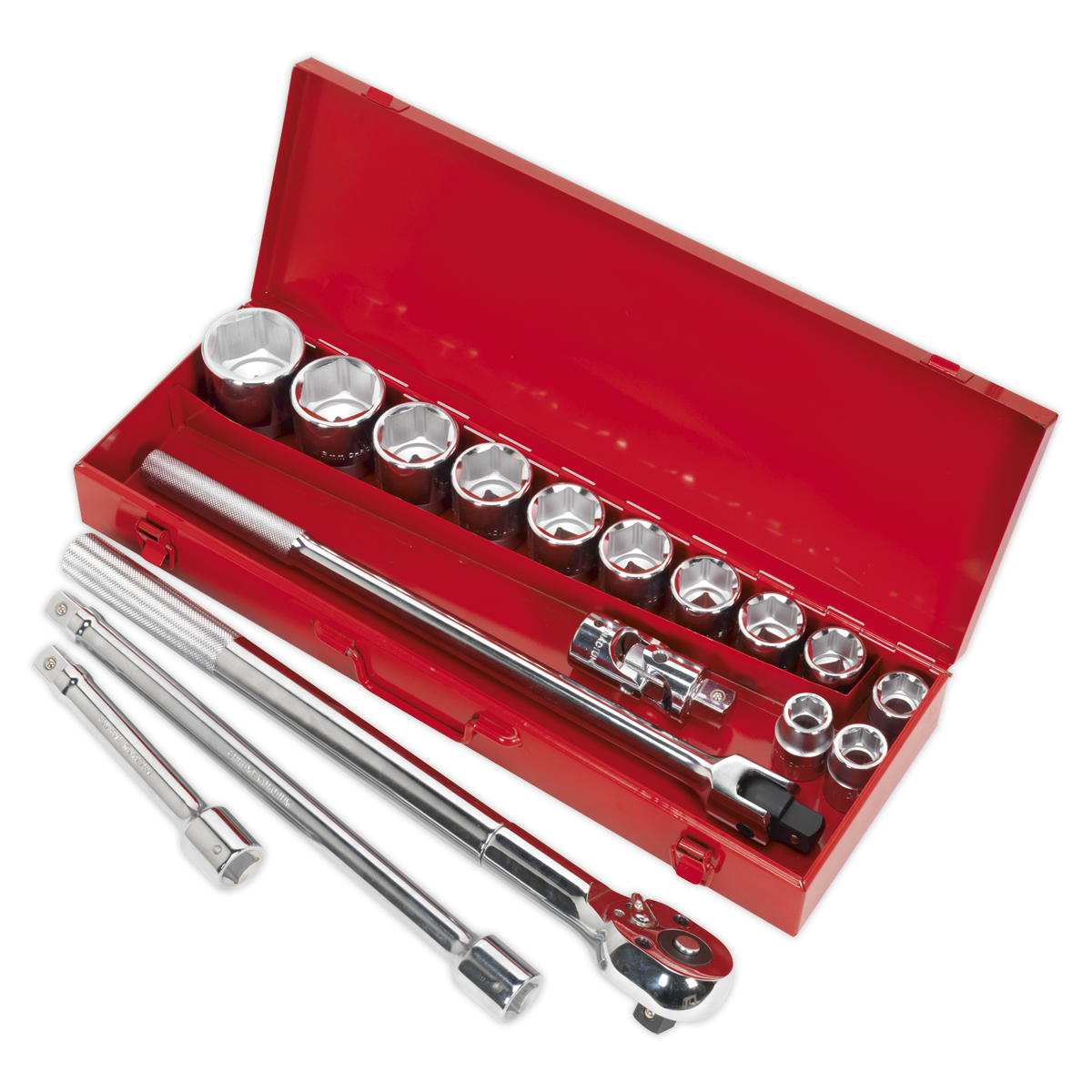 Premier AK2597 Premier Socket Set 3/4"Sq Drive 17pc