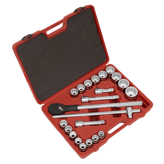 Premier AK2598 Premier Socket Set 3/4"Sq Drive 12-point 22pc