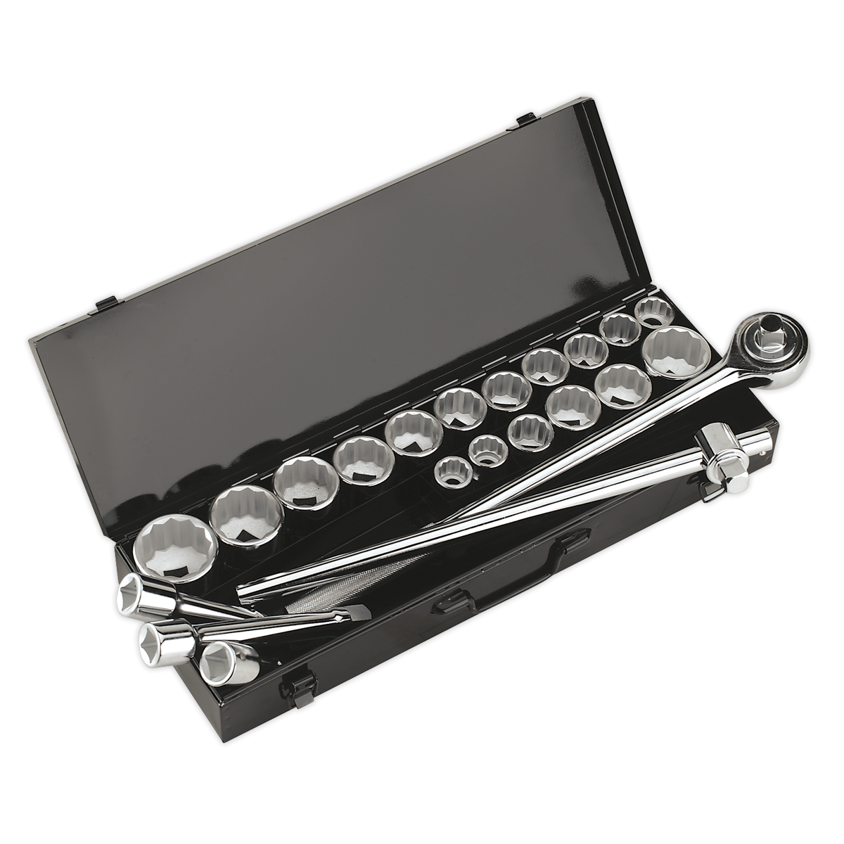 Premier AK259/CRV Premier Socket Set 3/4"Sq Drive 12-point 22pc