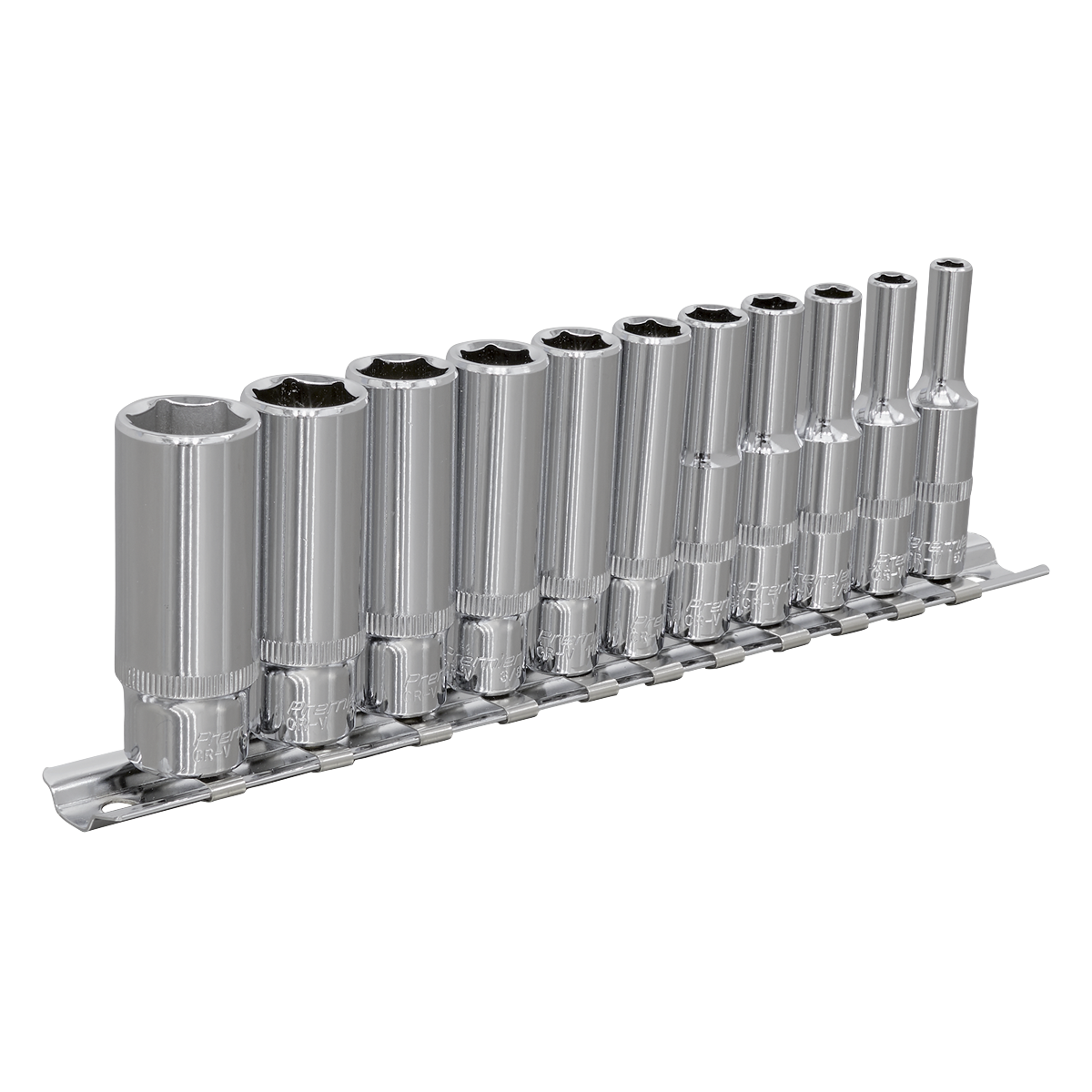 Premier AK2671 Premier Imperial Deep Socket Set 1/4"Sq Drive 11pc