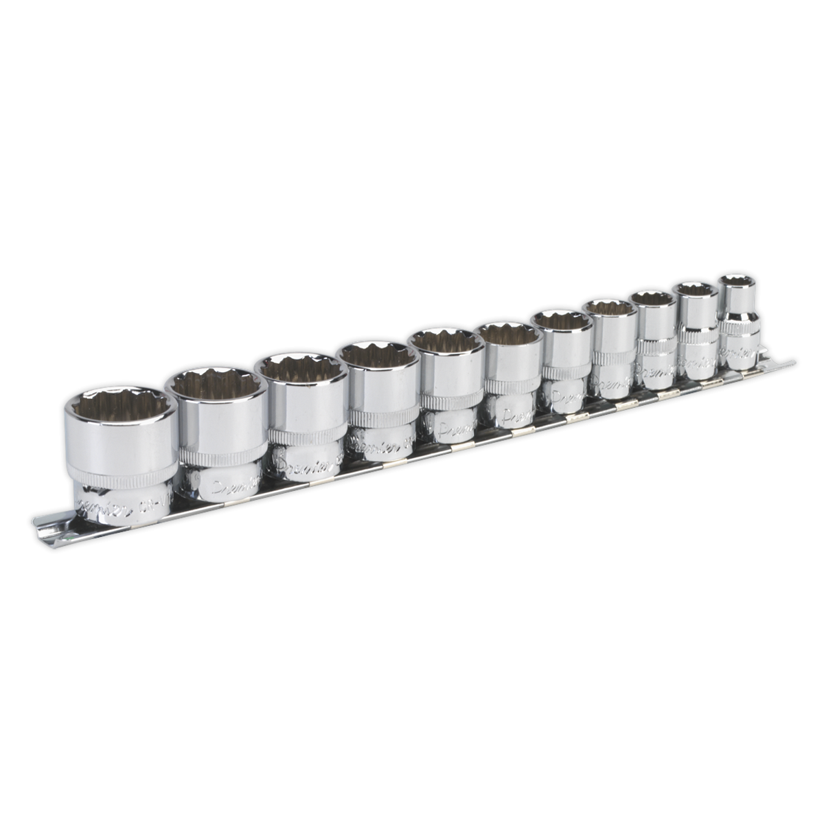 Premier AK2672 Premier Imperial Socket Set 3/8"Sq Drive 12-point 11pc