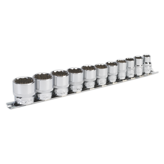 Premier AK2672 Premier Imperial Socket Set 3/8"Sq Drive 12-point 11pc