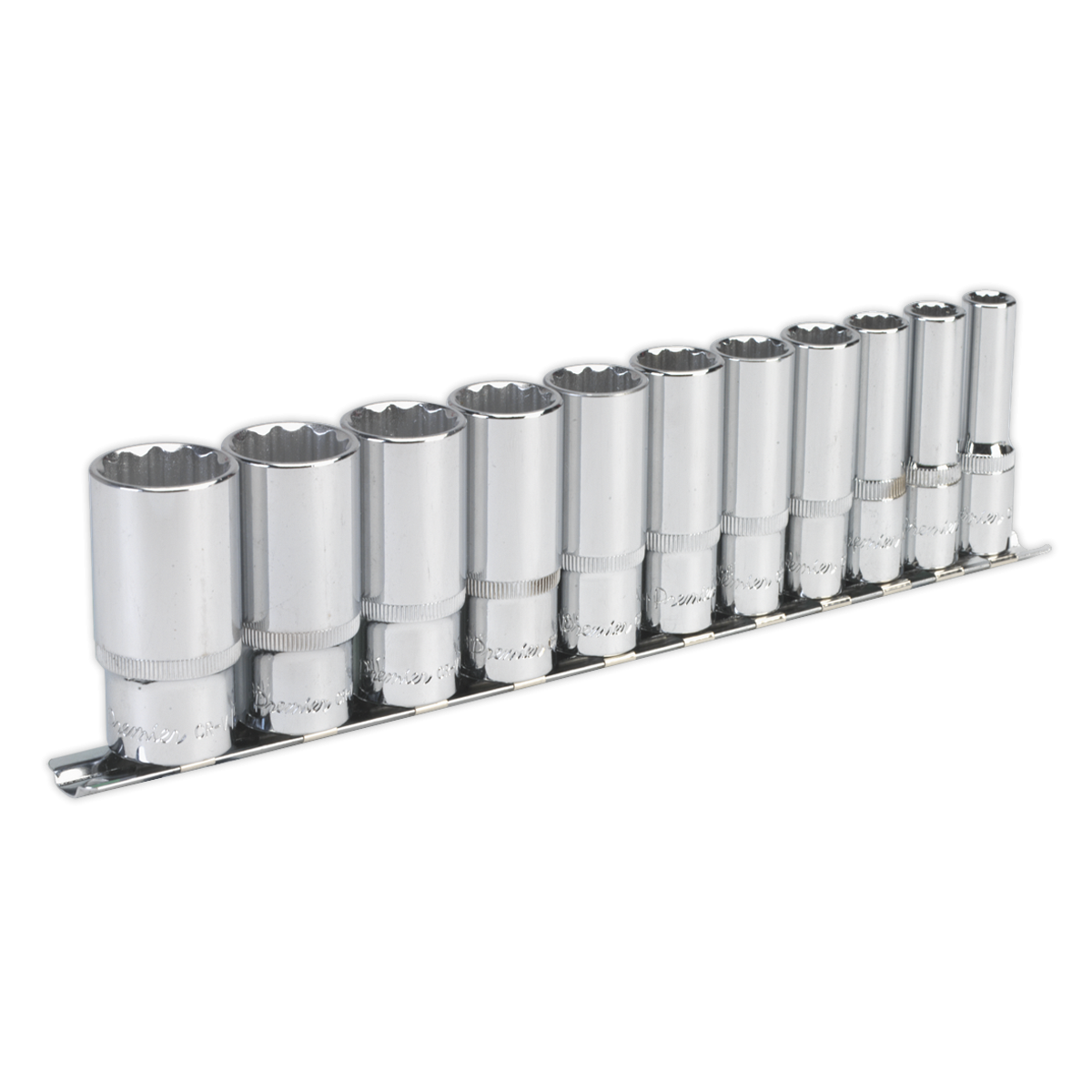 Premier AK2673 Premier Imperial Deep Socket Set 3/8"Sq Drive 12-point 11pc