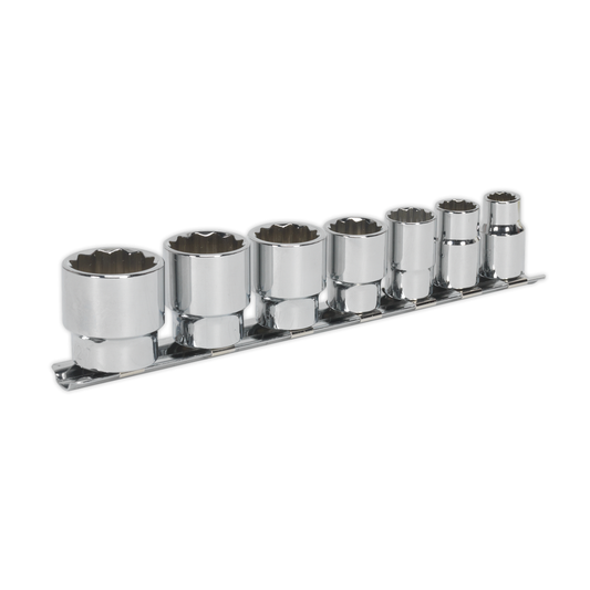 Premier AK2676 Premier Whitworth Socket Set 3/8"Sq Drive 7pc