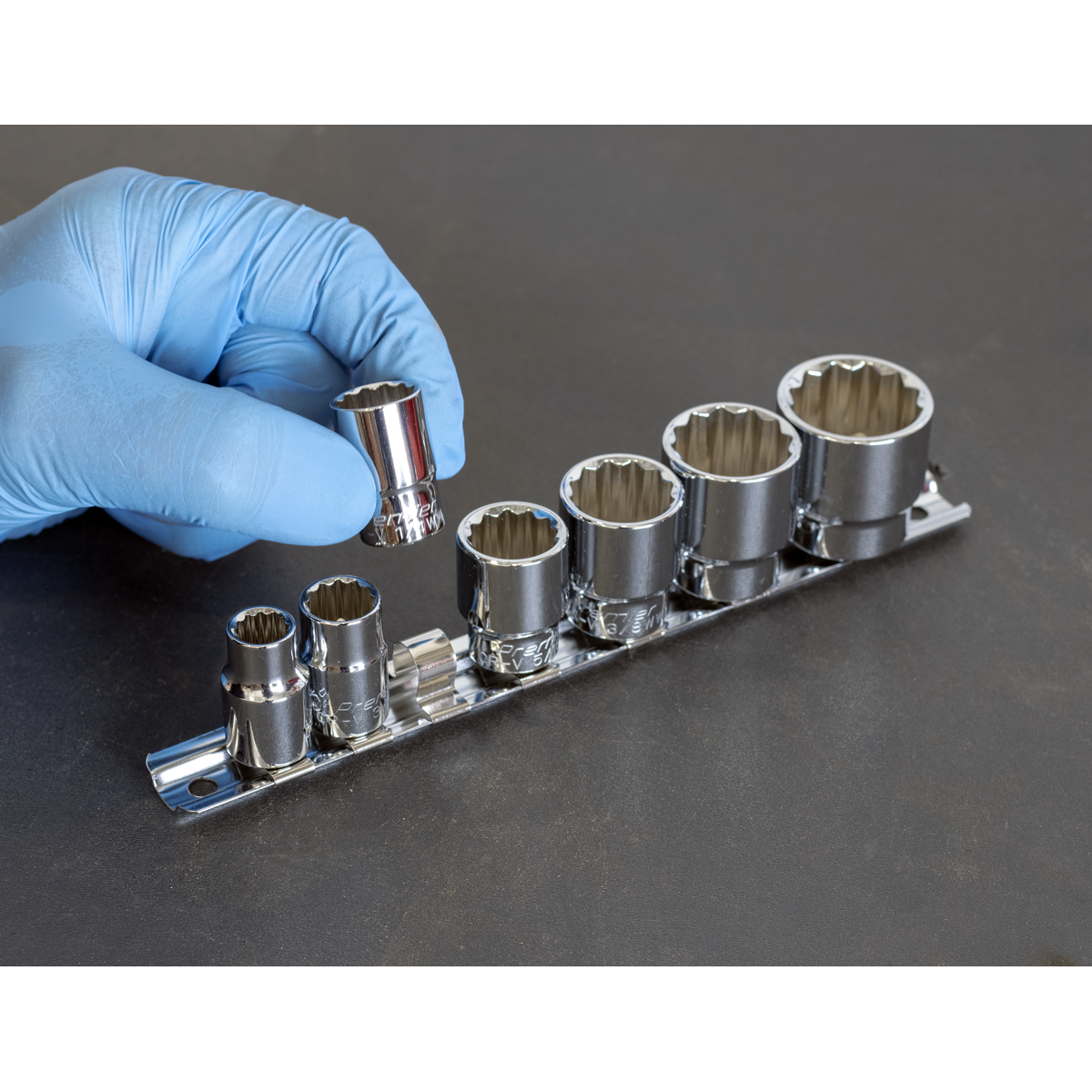 Premier AK2676 Premier Whitworth Socket Set 3/8"Sq Drive 7pc