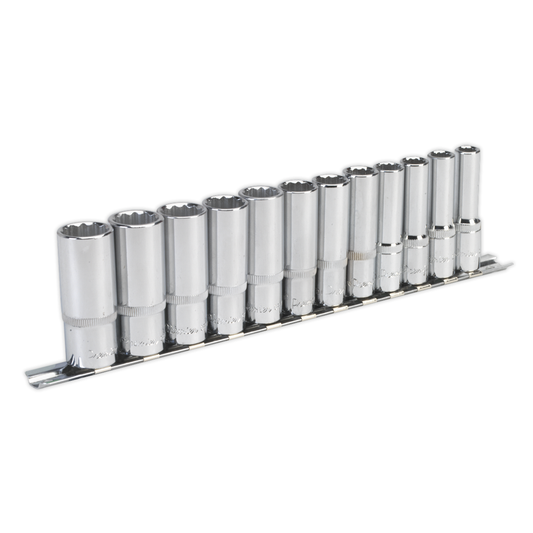 Premier AK2683 Premier Deep Socket Set 3/8"Sq Drive 12-point 12pc