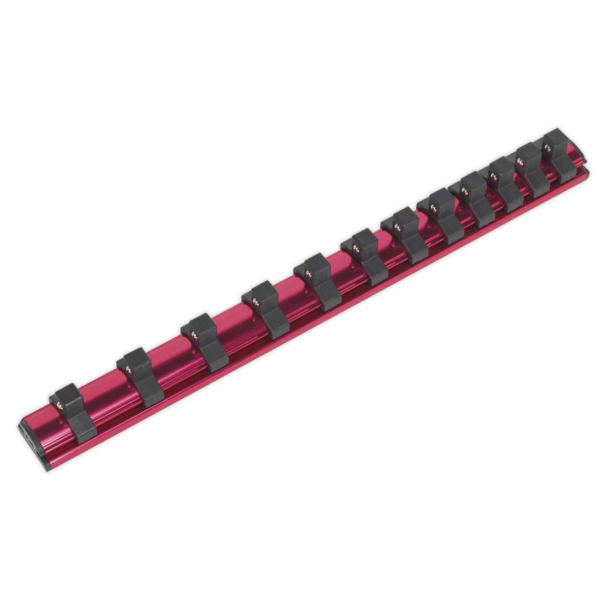 Premier AK27083 Premier Magnetic Socket Retaining Rail with 12 Clips 3/8"Sq Drive