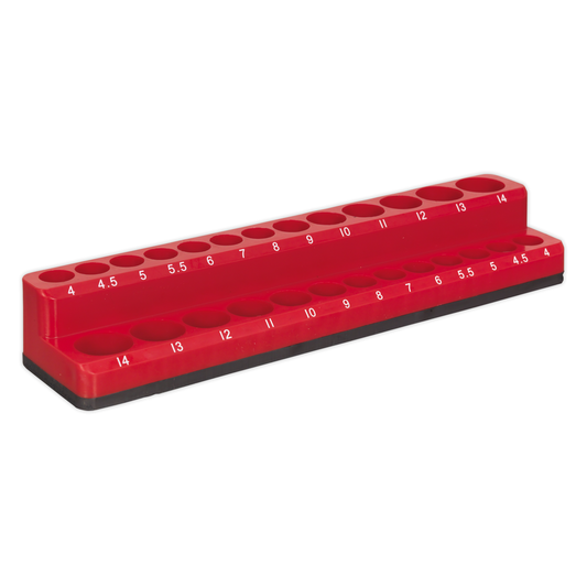 Premier AK27085 Premier Magnetic Socket Holder 1/4"Sq Drive Capacity 26 Sockets