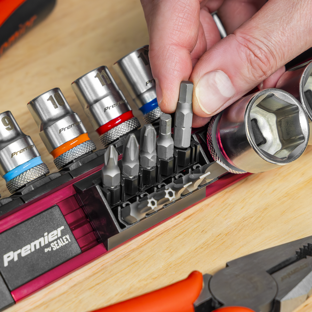 Premier AK27097 Socket & Bit Retaining Rail 3/8"Sq Drive