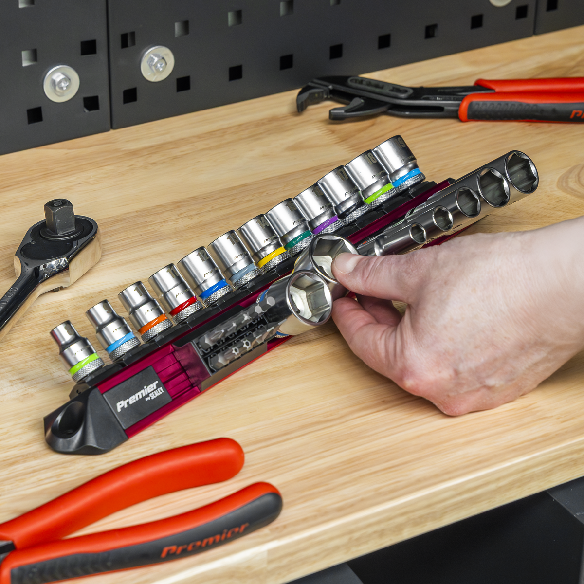 Premier AK27097 Socket & Bit Retaining Rail 3/8"Sq Drive