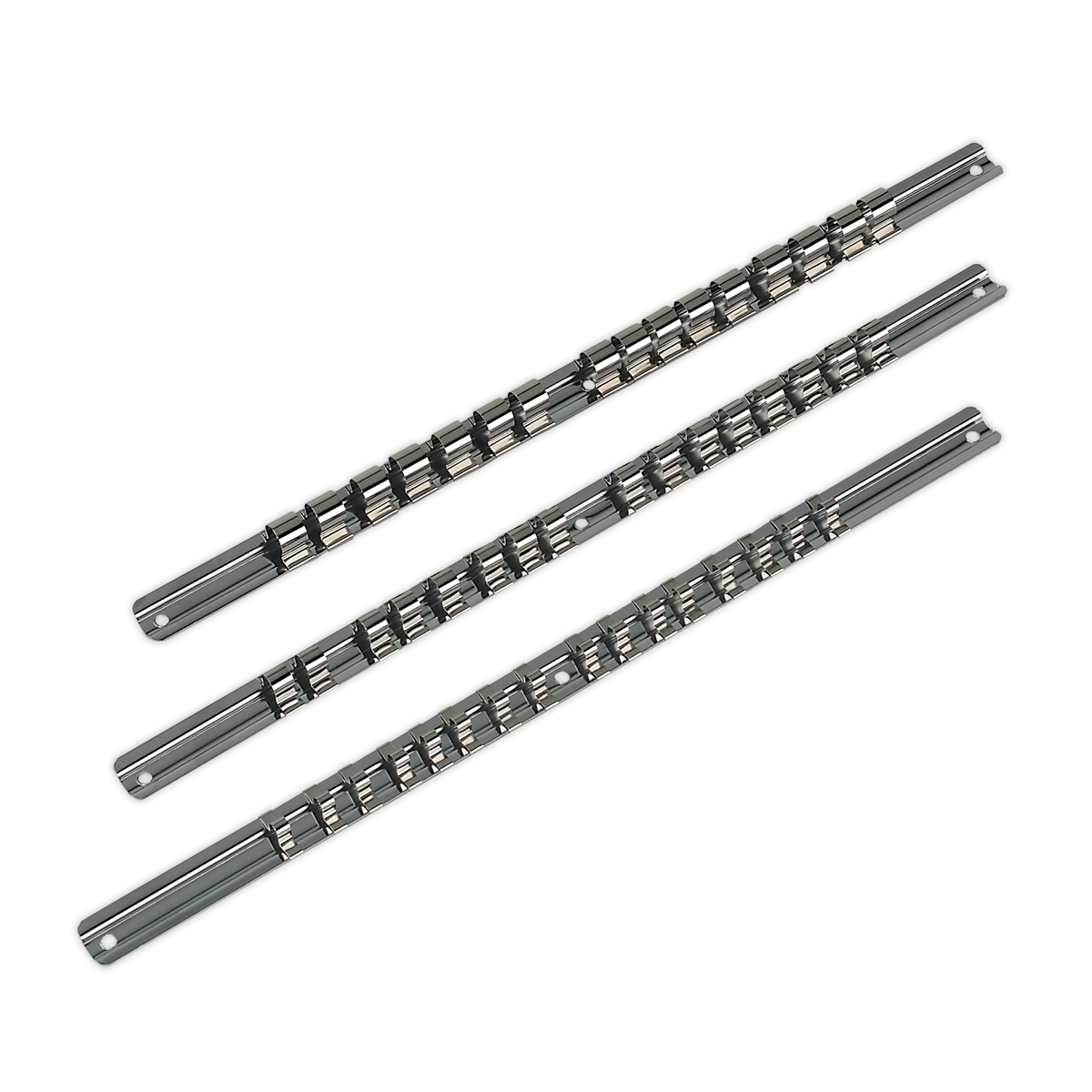 Premier AK270 Premier Socket Retaining Rail Set 1/4", 3/8" & 1/2"Sq Drive 3pc