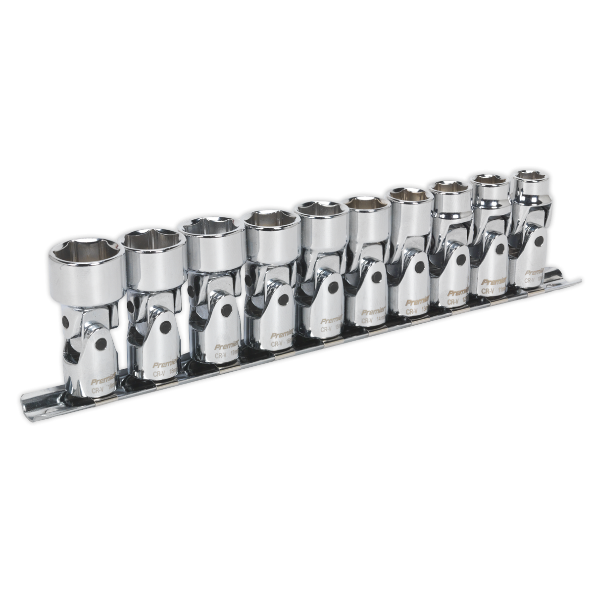 Premier AK2710 Premier Universal Joint Socket Set 3/8"Sq Drive 10pc