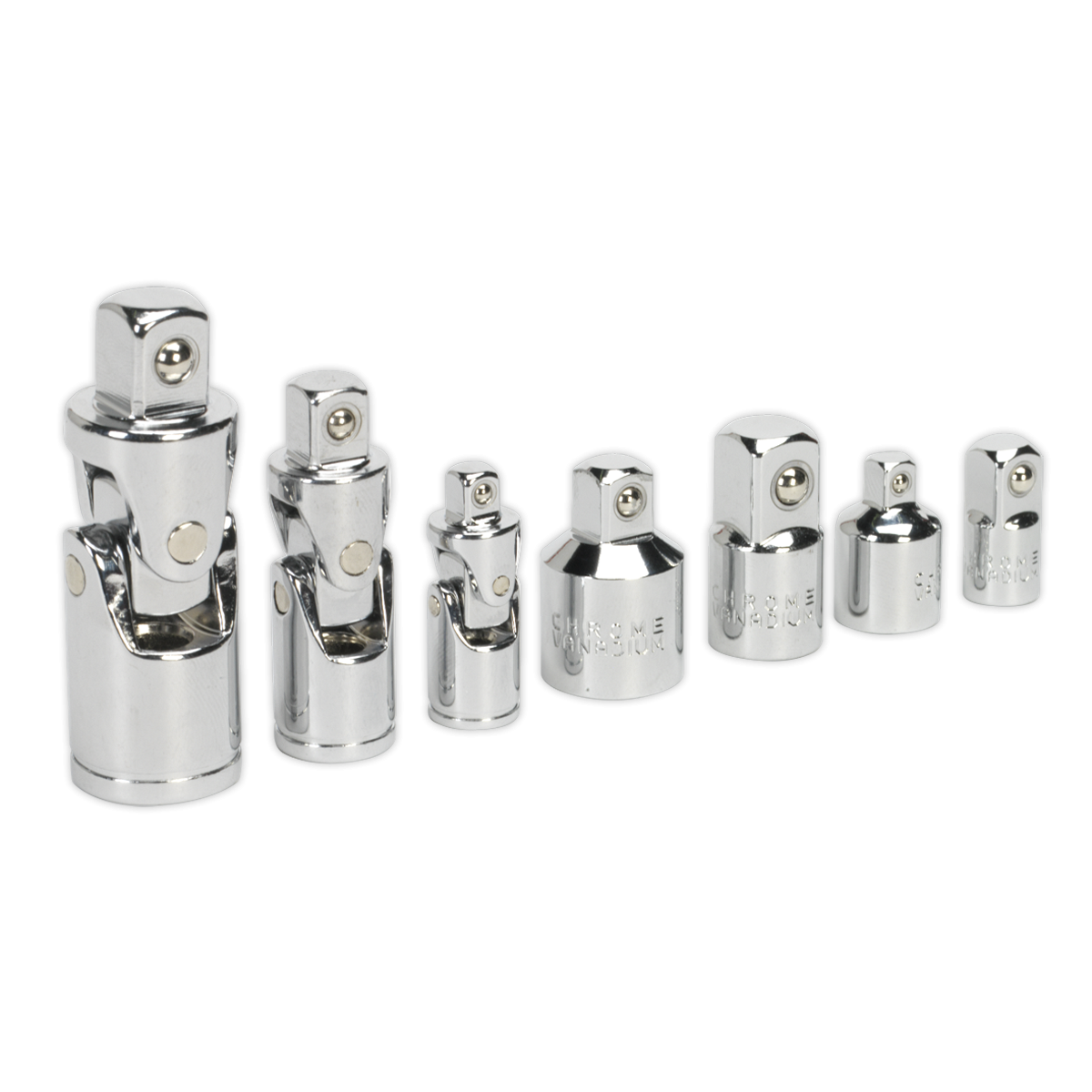Premier AK2737 Premier Universal Joint & Socket Adaptor Set 7pc