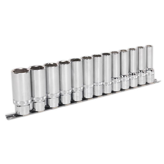Premier AK2745 Premier Deep Lock-On™ Socket Set 1/2"Sq Drive 13pc