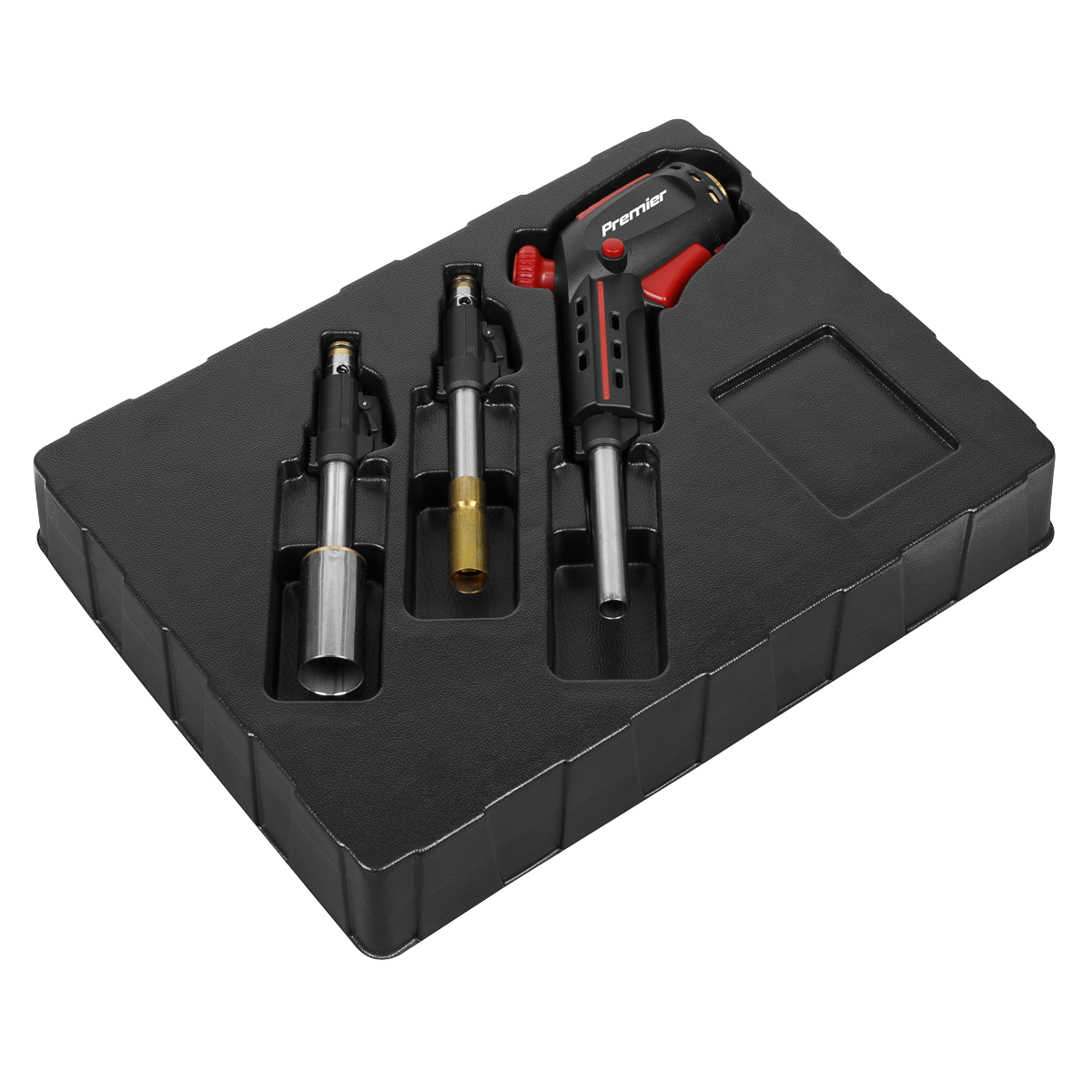 Premier AK2958 Premier 3-In-1 Interchangeable Propane Torch Set