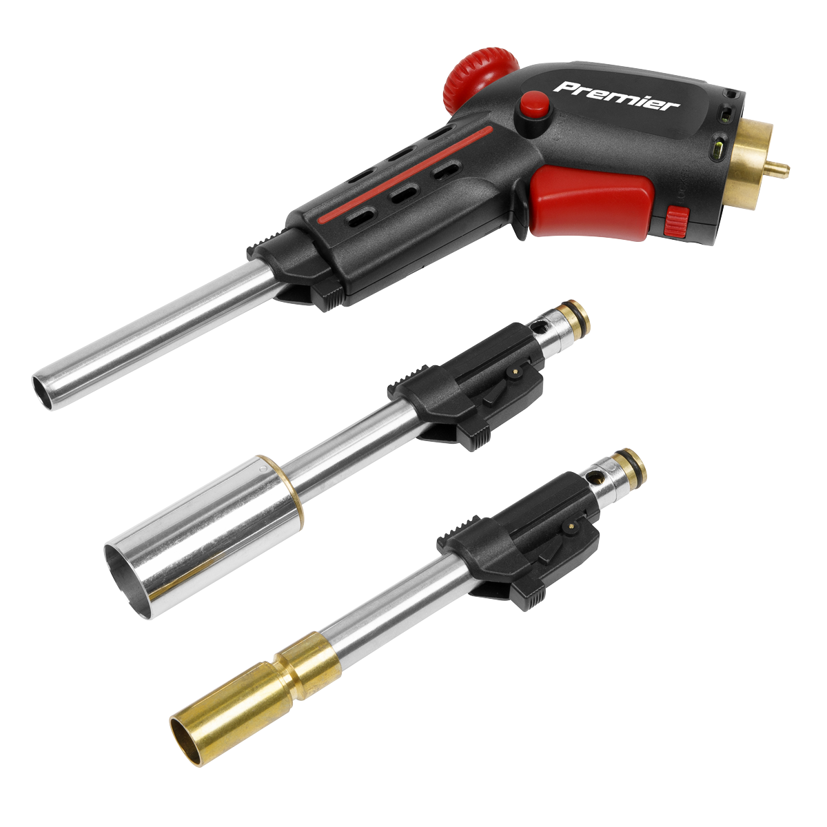 Premier AK2958 Premier 3-In-1 Interchangeable Propane Torch Set