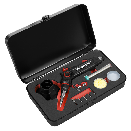Premier AK2971 Premier 3-in-1 Butane Indexing Soldering Iron Kit